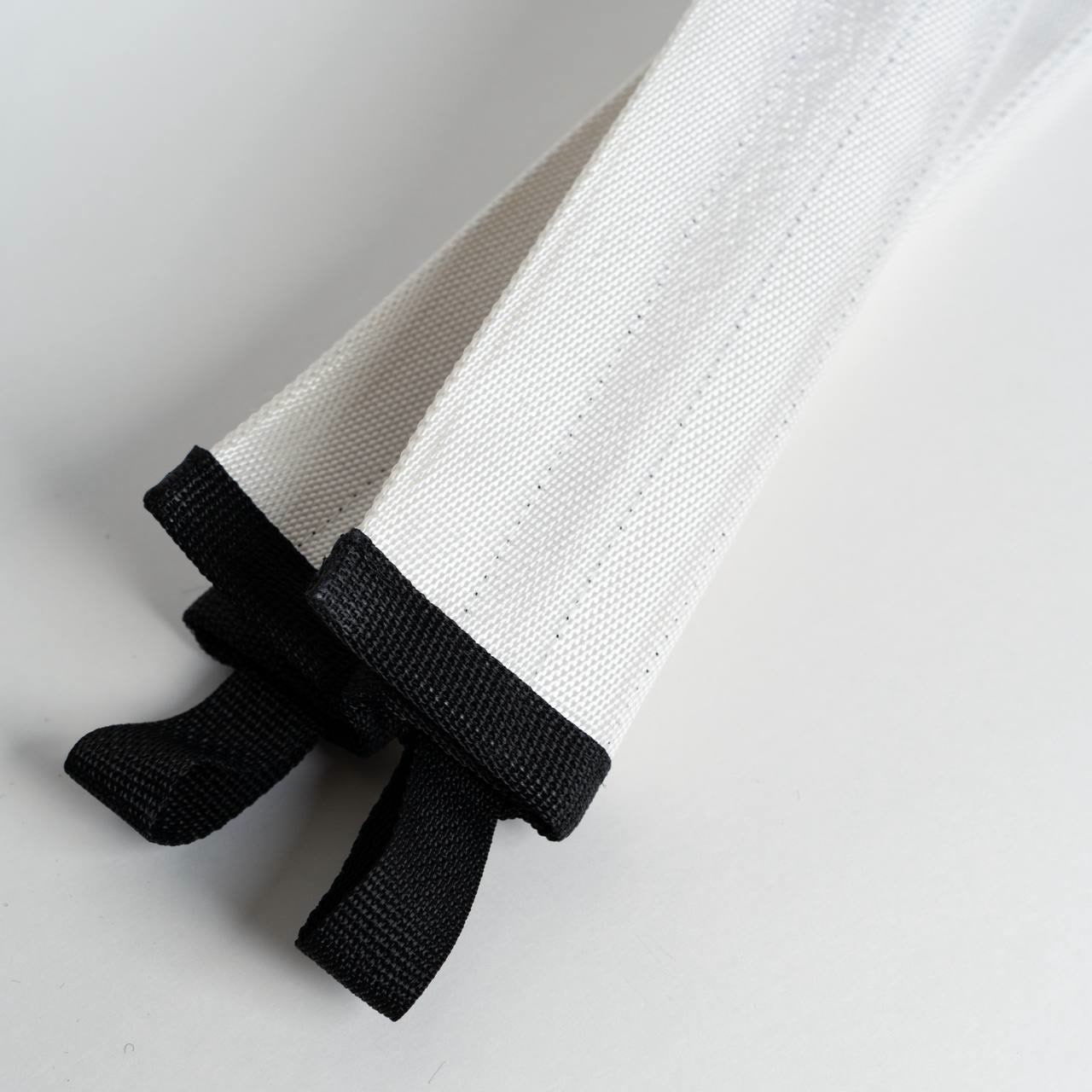Studio detail of the rope protector end loops